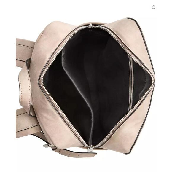 Alfani Men's Medium Backpack Adjustable Backstrap, Zip Closure Beige NEW - Picture 2 of 9